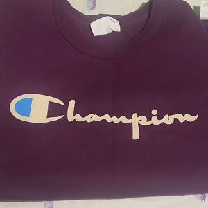 Purple long sleeve tee